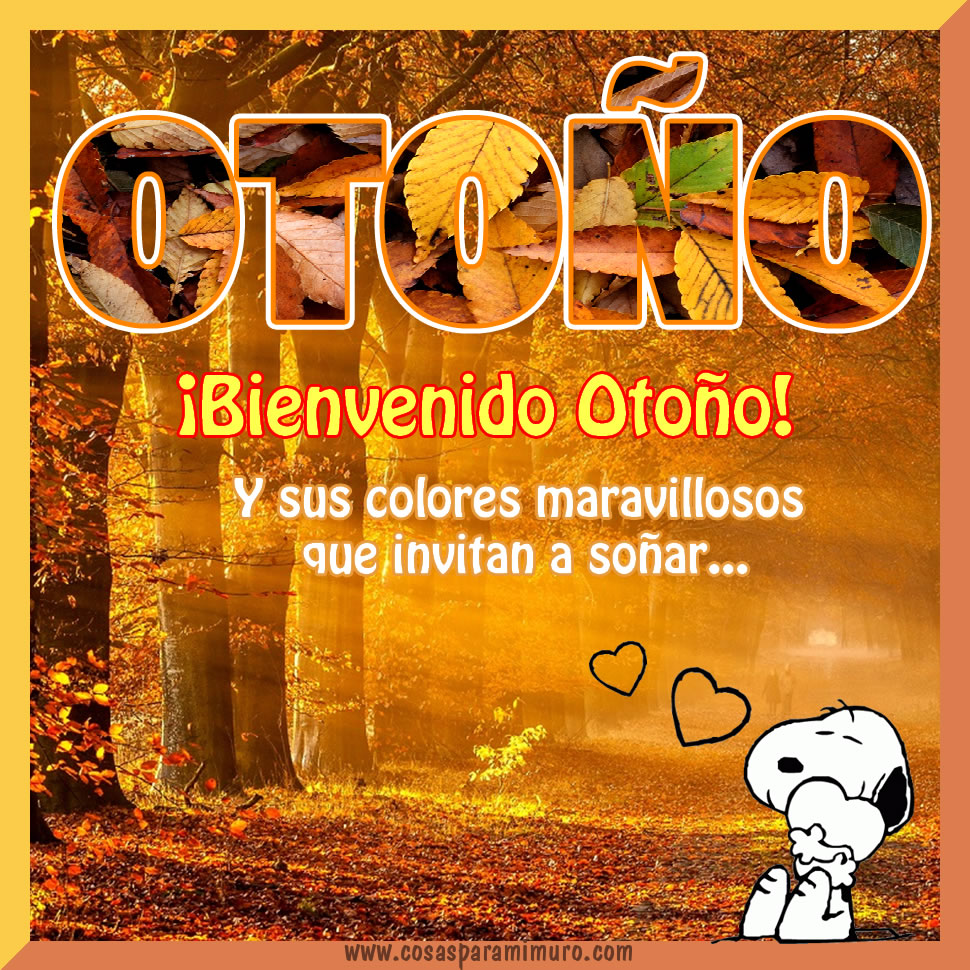 Bienvenido Otoño! - Cosas para mi muro